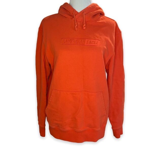 American Eagle bright orange sweater - Picture 10 of 13